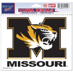 Missouri Tigers Decal 5x6 Multi Use Color