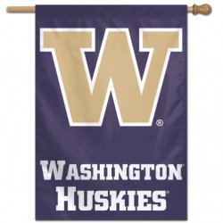 Washington Huskies Banner 28x40 Vertical Alternate Design - Special Order