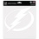 Tampa Bay Lightning Decal 8x8 Perfect Cut White