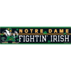 Notre Dame Fighting Irish Bumper Sticker - Special Order