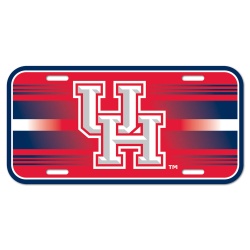 Houston Cougars License Plate Plastic - Special Order