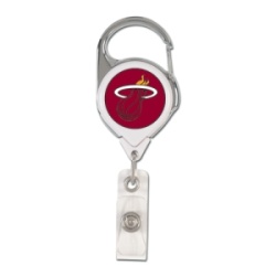 Miami Heat Retractable Premium Badge Holder