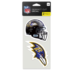 Baltimore Ravens Set of 2 Die Cut Decals