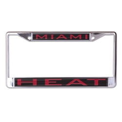 Miami Heat License Plate Frame - Inlaid - Special Order