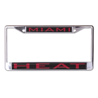 Miami Heat License Plate Frame - Inlaid - Special Order