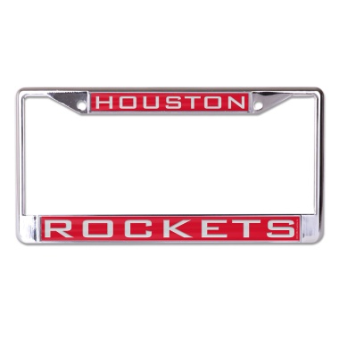 Houston Rockets License Plate Frame - Inlaid - Special Order