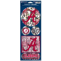 Alabama Crimson Tide Stickers Prismatic