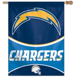 Los Angeles Chargers Banner 28x40 Vertical