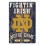 Notre Dame Fighting Irish Sign 11x17 Wood Slogan Design