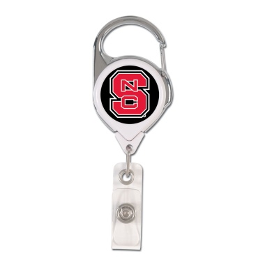 North Carolina State Wolfpack Badge Holder Premium Retractable - Special Order