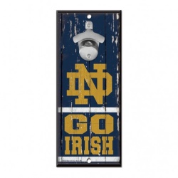 Notre Dame Fighting Irish Sign Wood 5x11 Bottle Opener