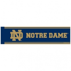 Notre Dame Fighting Irish Decal 3x12 Bumper Strip Style ND Design - Special Order