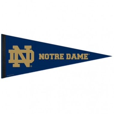 Notre Dame Fighting Irish Pennant 12x30 Premium Style