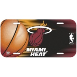 Miami Heat License Plate