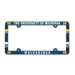 Michigan Wolverines License Plate Frame - Full Color