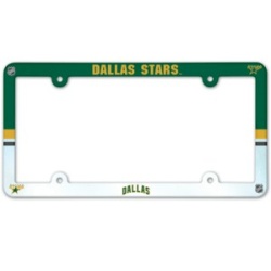 Dallas Stars License Plate Frame - Full Color