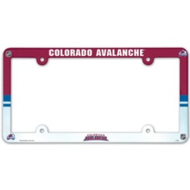 Colorado Avalanche License Plate Frame - Full Color - Special Order