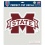 Mississippi State Bulldogs Decal 8x8 Die Cut Color