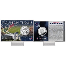 Houston Texans Silver Coin Card