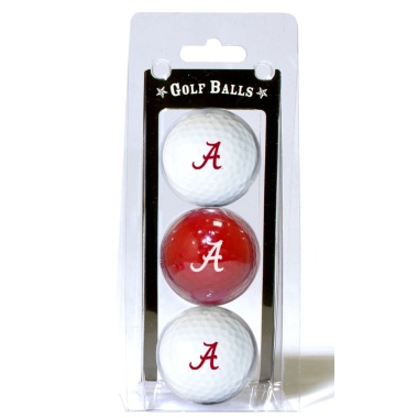 Alabama Crimson Tide 3 Pack of Golf Balls - Special Order