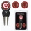 Indiana Hoosiers Golf Divot Tool with 3 Markers - Special Order