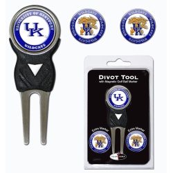 Kentucky Wildcats Golf Divot Tool with 3 Markers - Special Order