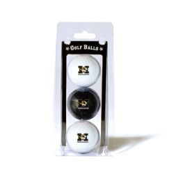 Missouri Tigers 3 Pack of Golf Balls - Special Order