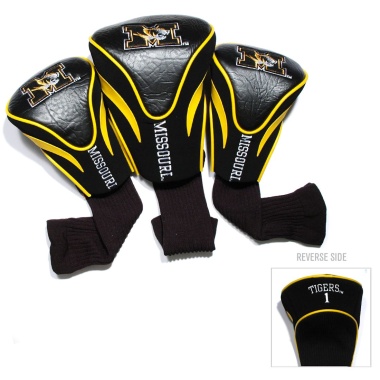 Missouri Tigers Golf Club 3 Piece Contour Headcover Set - Special Order