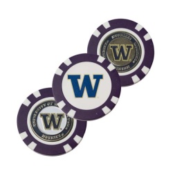 Washington Huskies Golf Chip with Marker