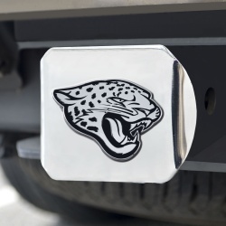 Jacksonville Jaguars Hitch Cover Chrome Emblem on Chrome - Special Order