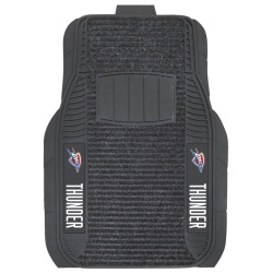 Oklahoma City Thunder Car Mats - Deluxe Set - Special Order