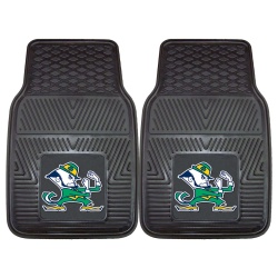 Notre Dame Fighting Irish Heavy Duty 2-Piece Vinyl Car Mats