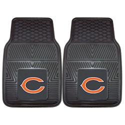 Chicago Bears Car Mats Heavy Duty 2 Piece Vinyl