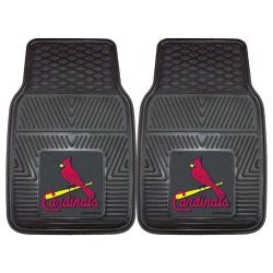 St. Louis Cardinals Heavy Duty 2-Piece Vinyl Car Mats