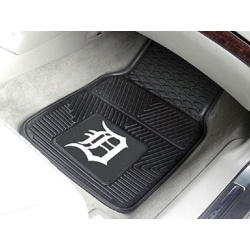 Detroit Tigers Heavy Duty 2-Piece Vinyl Car Mats