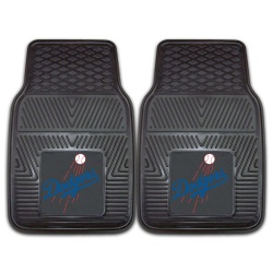 Los Angeles Dodgers Heavy Duty 2-Piece Vinyl Car Mats