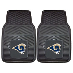 Los Angeles Rams Car Mats Heavy Duty 2 Piece Vinyl