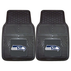 Seattle Seahawks Car Mats Heavy Duty 2 Piece Vinyl