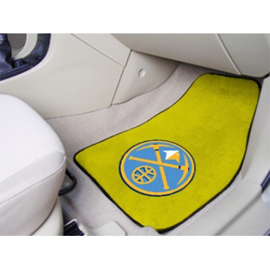 Denver Nuggets Car Mats Printed Carpet 2 Piece Set - Special Order