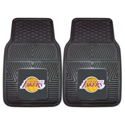 Los Angeles Lakers Car Mats Heavy Duty 2 Piece Vinyl