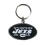 New York Jets Chrome Logo Cut Keychain