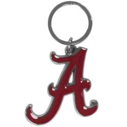 Alabama Crimson Tide Chrome Logo Cut Keychain