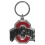 Ohio State Buckeyes Chrome Logo Cut Keychain