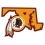 Washington Redskins Decal Home State Pride