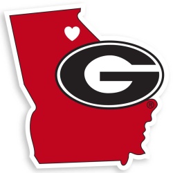 Georgia Bulldogs Decal Home State Pride Style