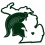 Michigan State Spartans Decal Home State Pride Style