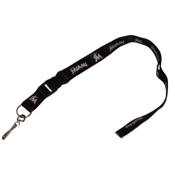 Miami Marlins Lanyard - Breakaway with Key Ring - Special Order