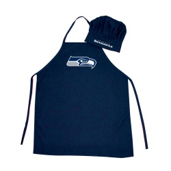 Seattle Seahawks Apron and Chef Hat Set