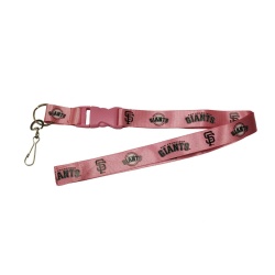 San Francisco Giants Lanyard - Breakaway with Key Ring - Pink