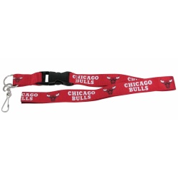 Chicago Bulls Lanyard - Breakaway with Key Ring - Special Order